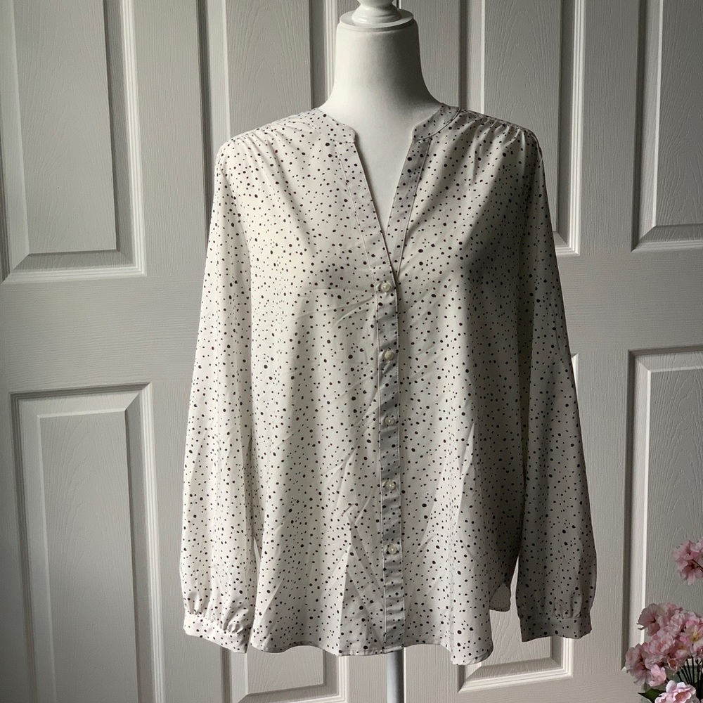 Ann Taylor Factory Dotted blouse